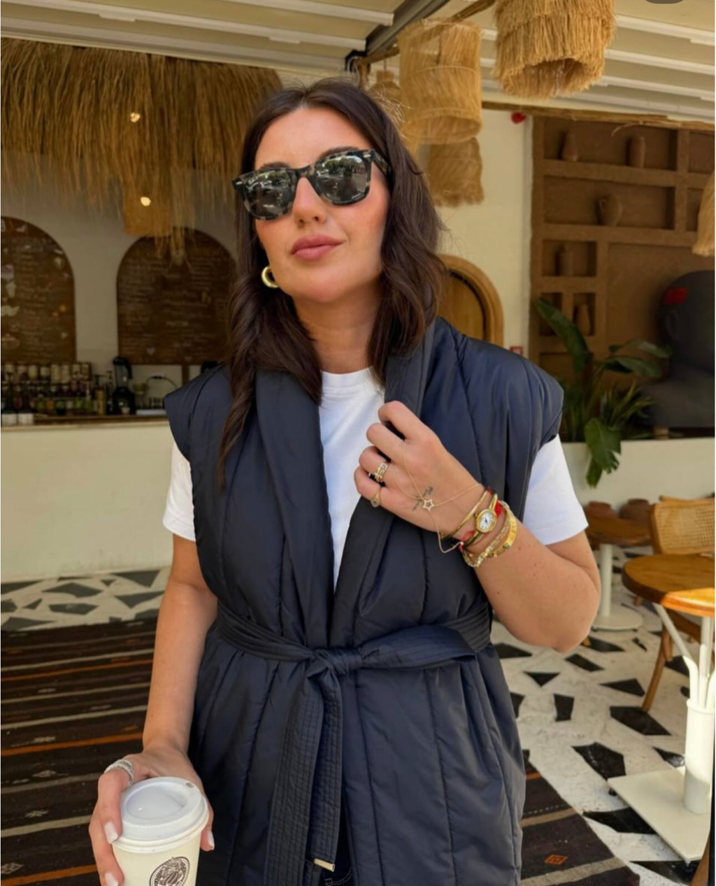 Waterproof Front / Triko back Trendy Vest