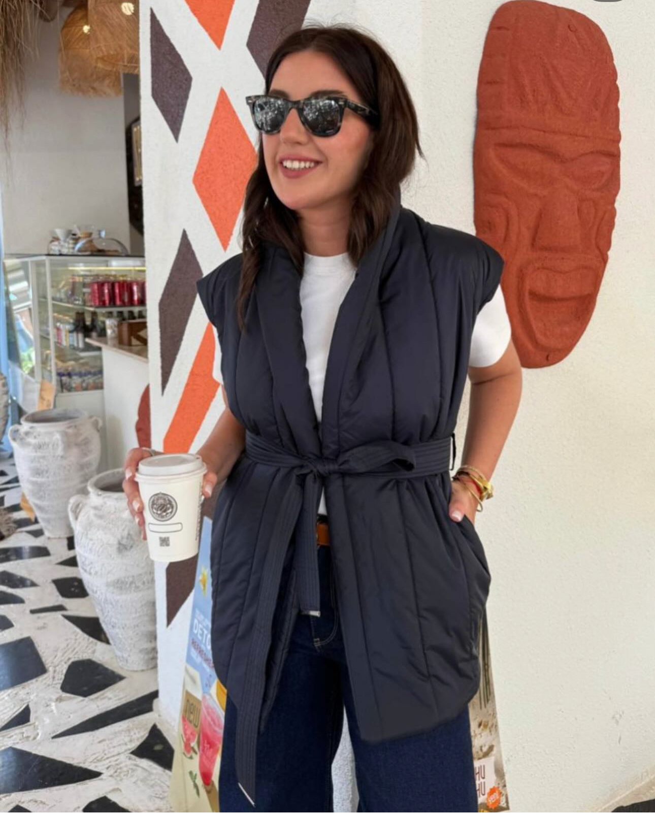 Waterproof Front / Triko back Trendy Vest