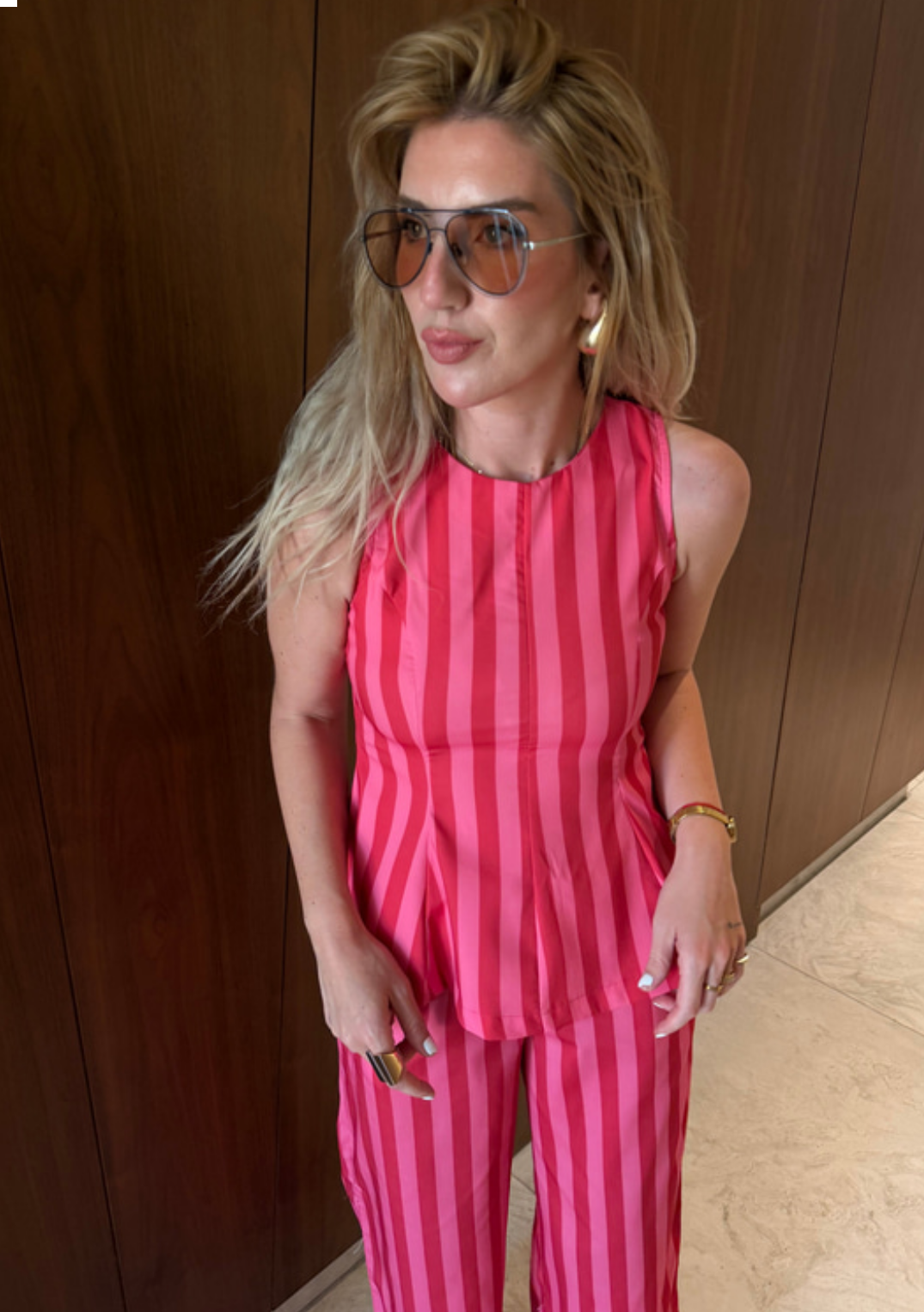 Set pink and red