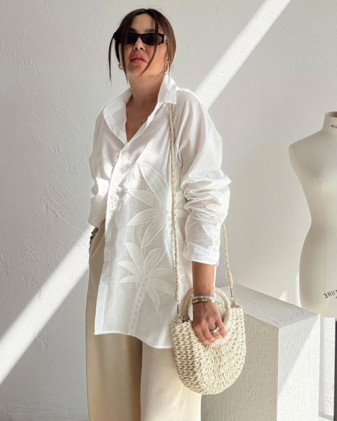 Casual Neutral Knit Shirt