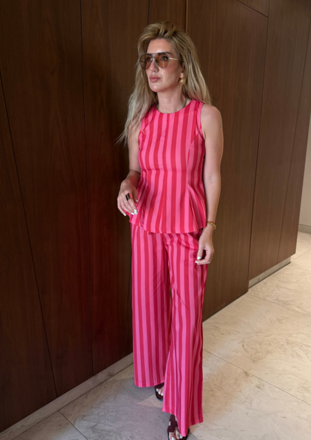 Set pink and red