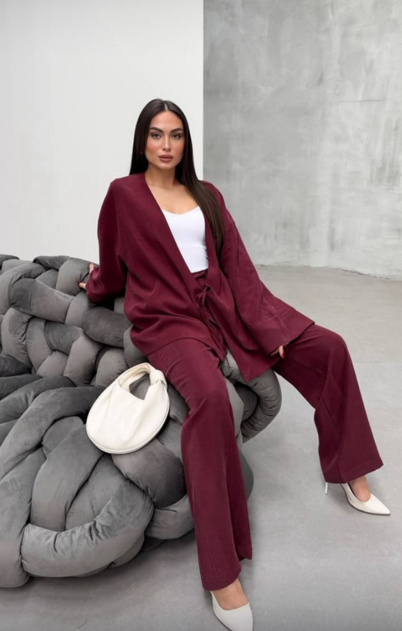Burgundy elegant Set